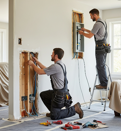 1.une rénovation électrique complète