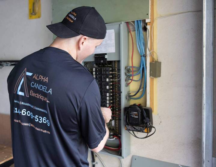Electrical panel replacement in Verdun